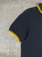 Fred Perry Poloshirt Schwarz/ Gelb M