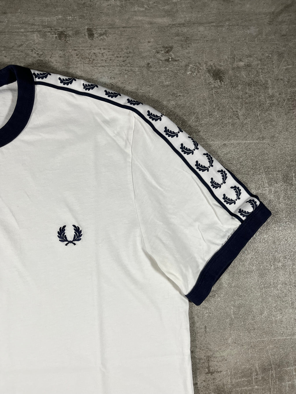 Fred Perry T-shirt Taped Weiß S