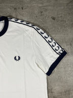 Fred Perry T-shirt Taped Weiß S
