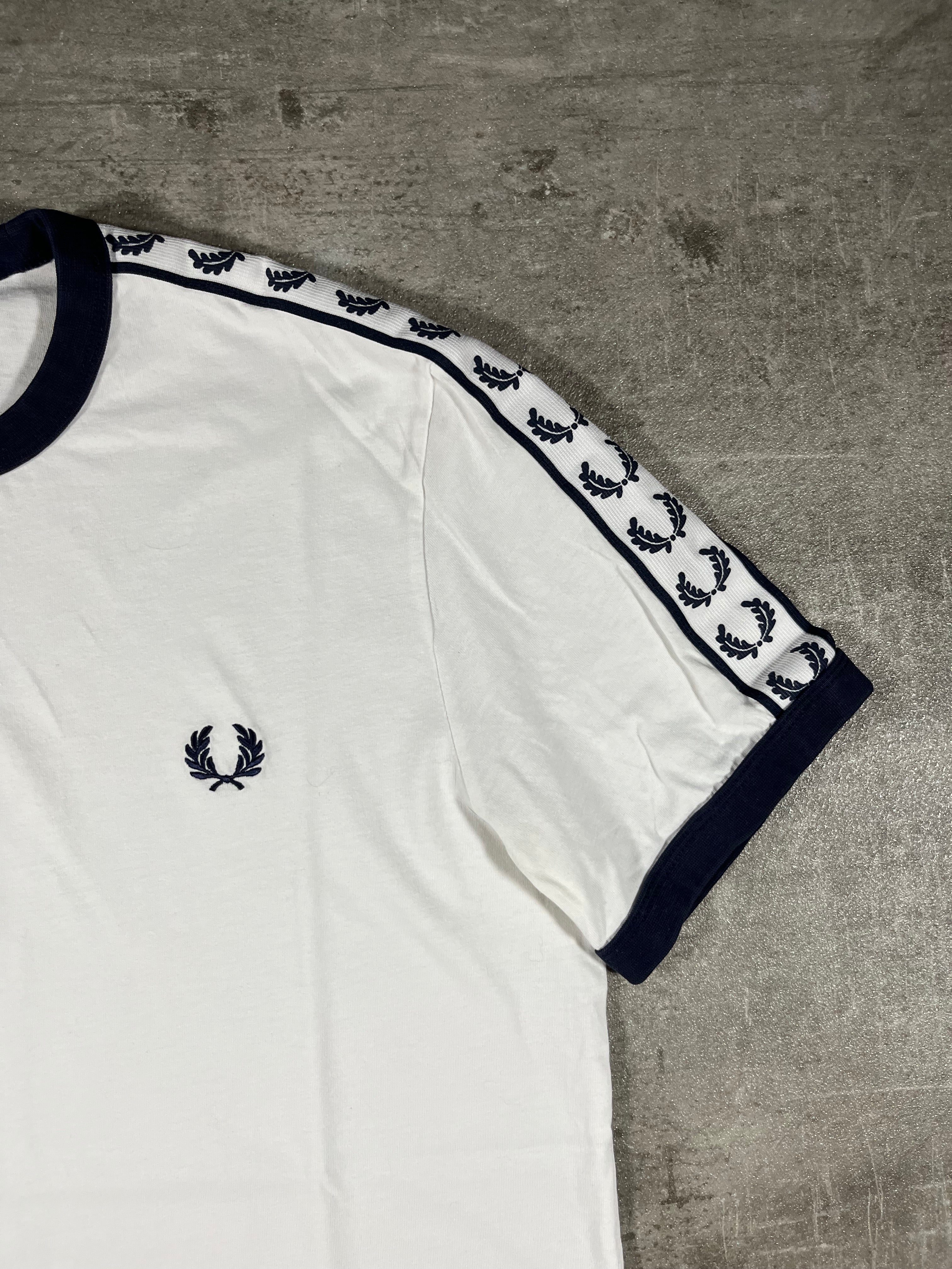 Fred Perry T-shirt Taped Weiß S