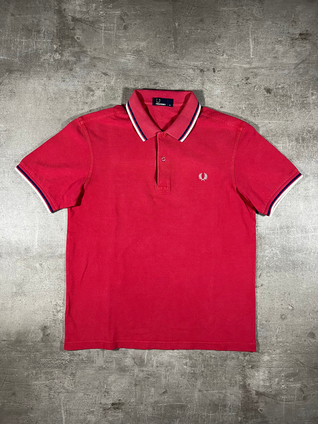 Fred Perry Poloshirt Rot M