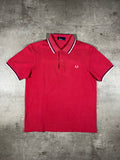 Fred Perry Poloshirt Rot M