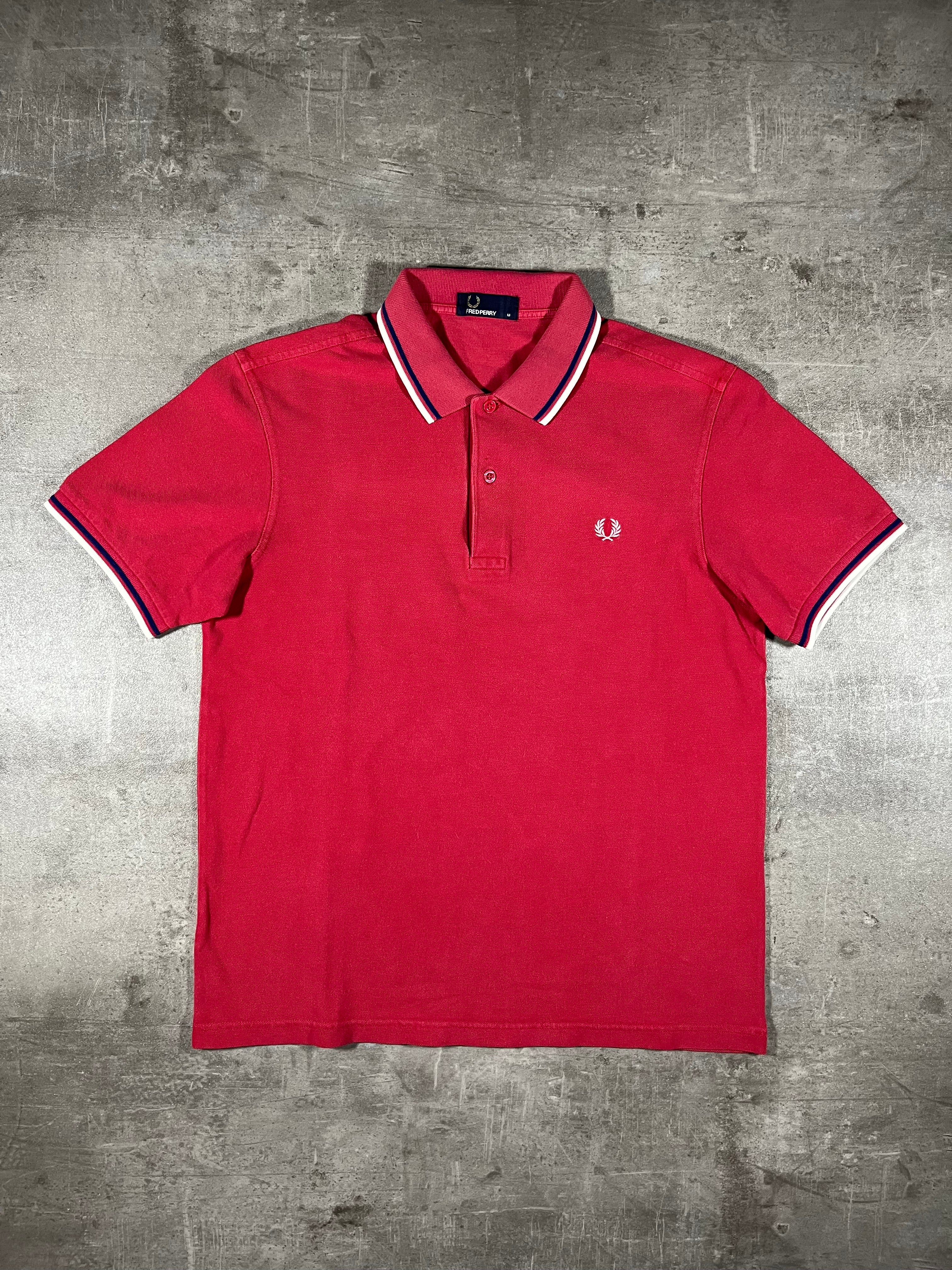 Fred Perry Poloshirt Rot M