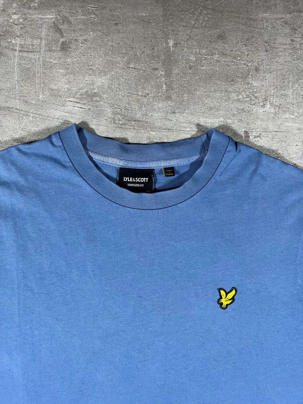 Lyle & Scott T-shirt Ski Scotland Hellblau Oversized M