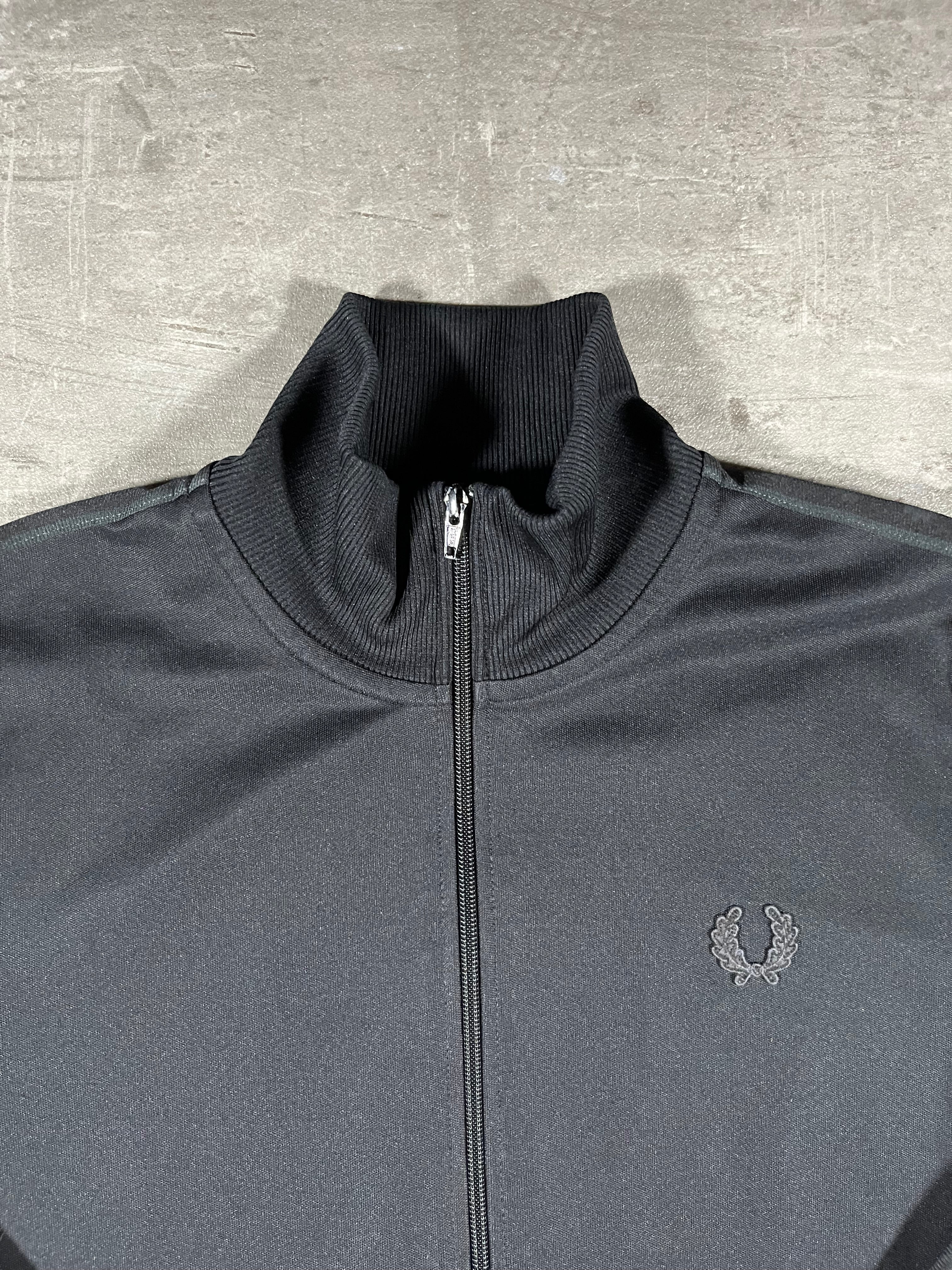 Fred Perry Trainingsjacke Taped Schwarz L