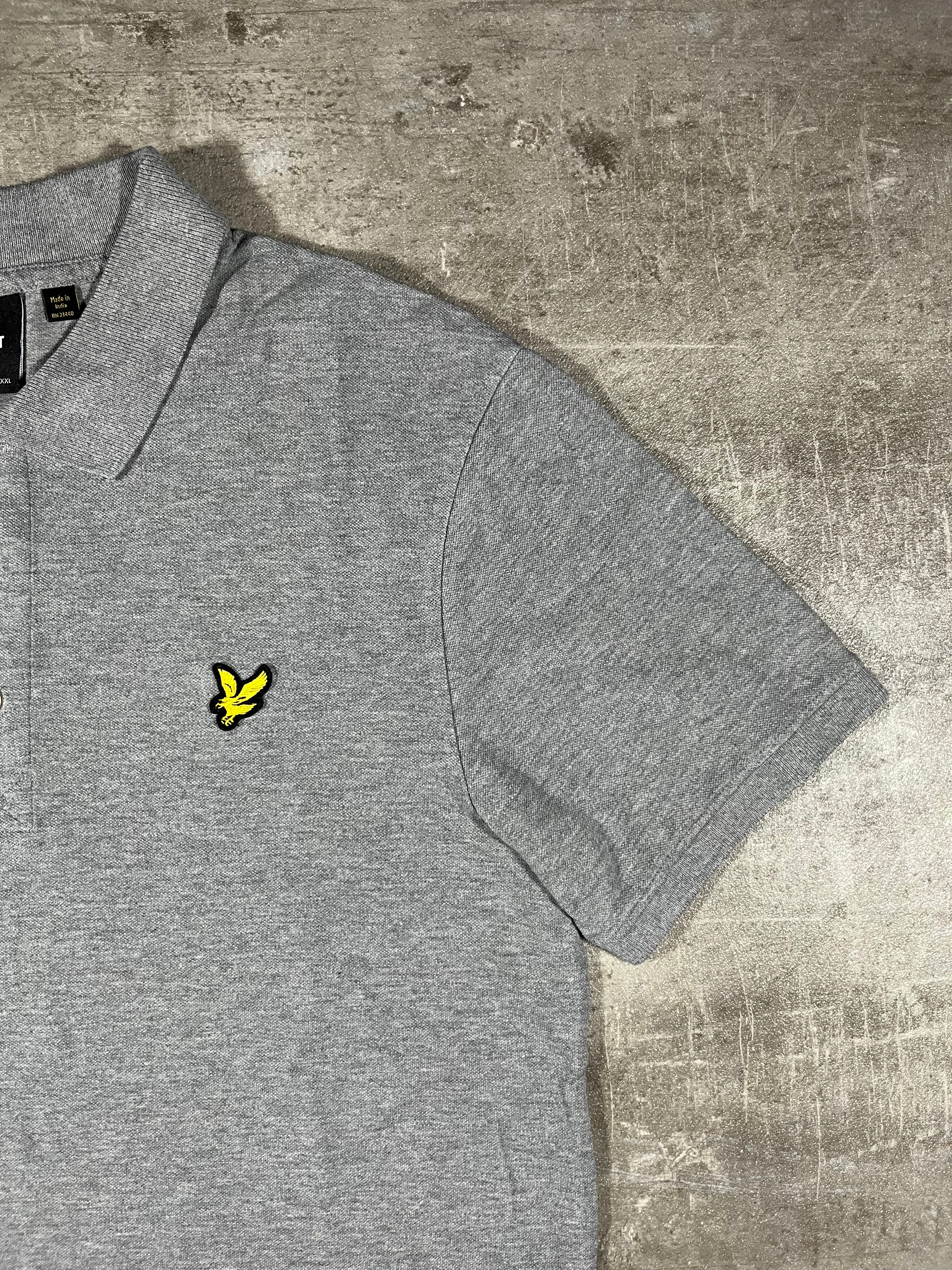 Lyle & Scott Poloshirt Grau M