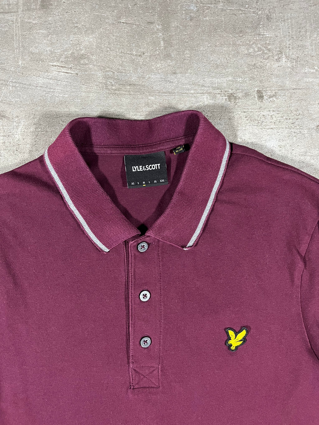 Lyle & Scott Poloshirt Bordeaux M