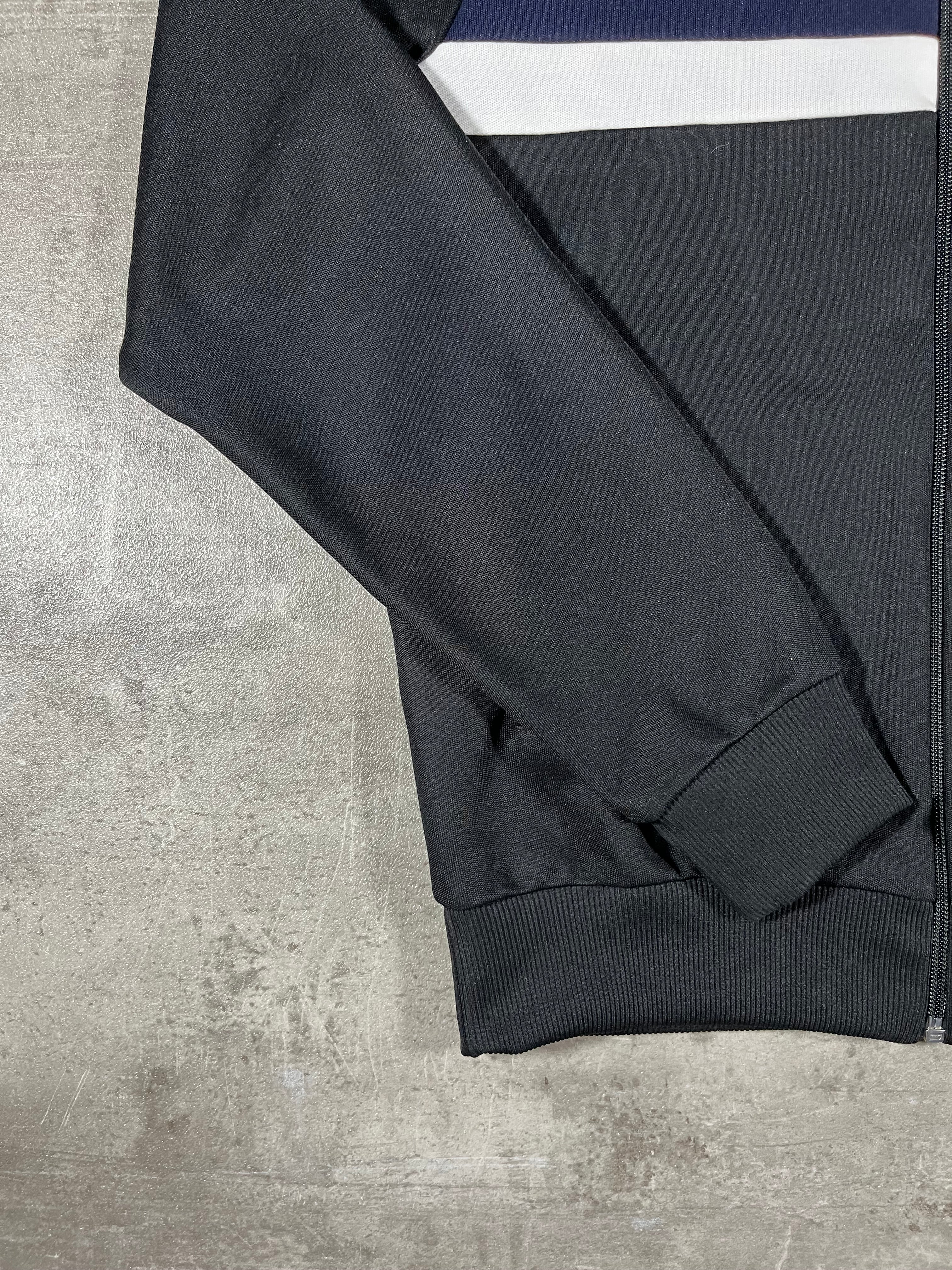 Fred Perry Trainingsjacke Schwarz/Grün/ Navy S