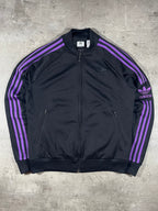Adidas Firebird Trainingsjacke Schwarz/ Lila S Damen