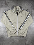 Fred Perry Trainingsjacke Taped Graugrün M
