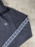 Fred Perry Trainingsjacke Taped Schwarz S