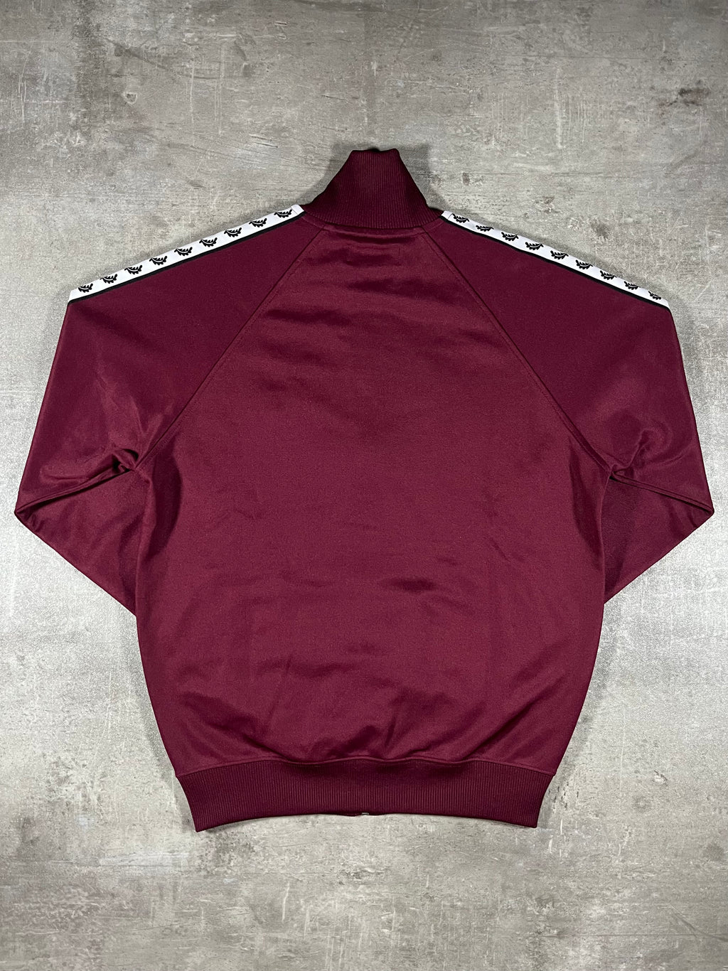 Fred Perry Vintage Trainingsjacke Taped Bordeaux S