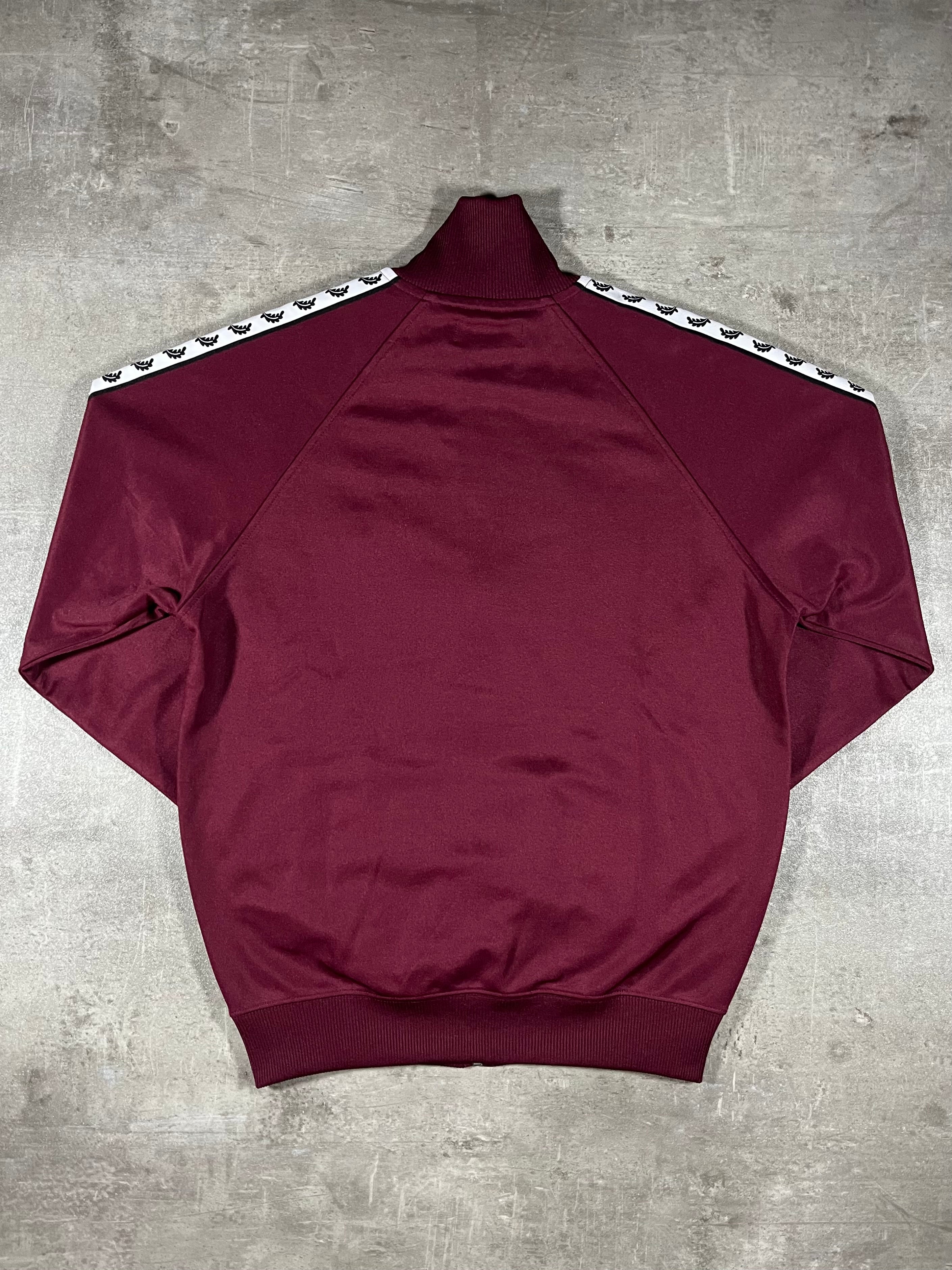 Fred Perry Vintage Trainingsjacke Taped Bordeaux S