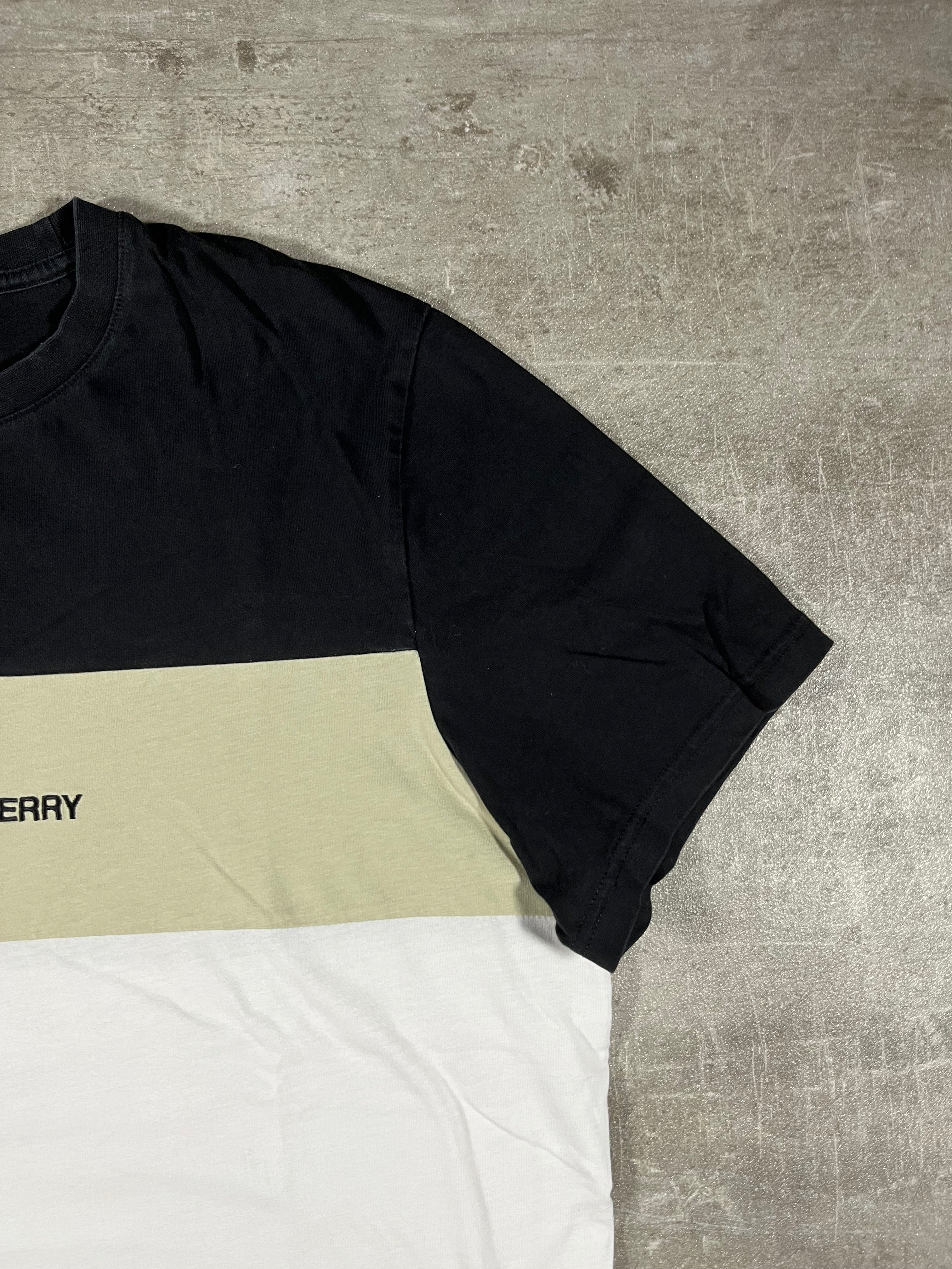 Fred Perry T-shirt Schwarz/ Weiß/ Beige L