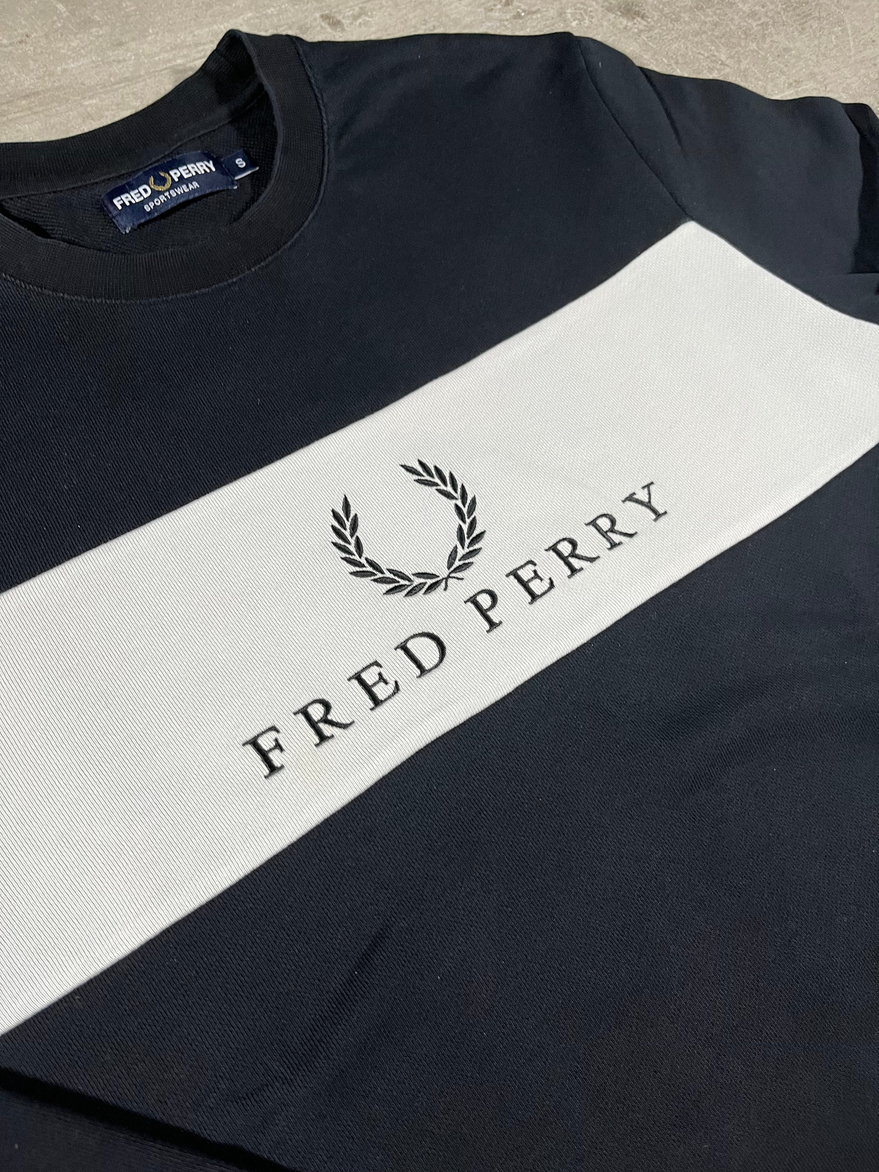 Fred Perry Sweater Schwarz S
