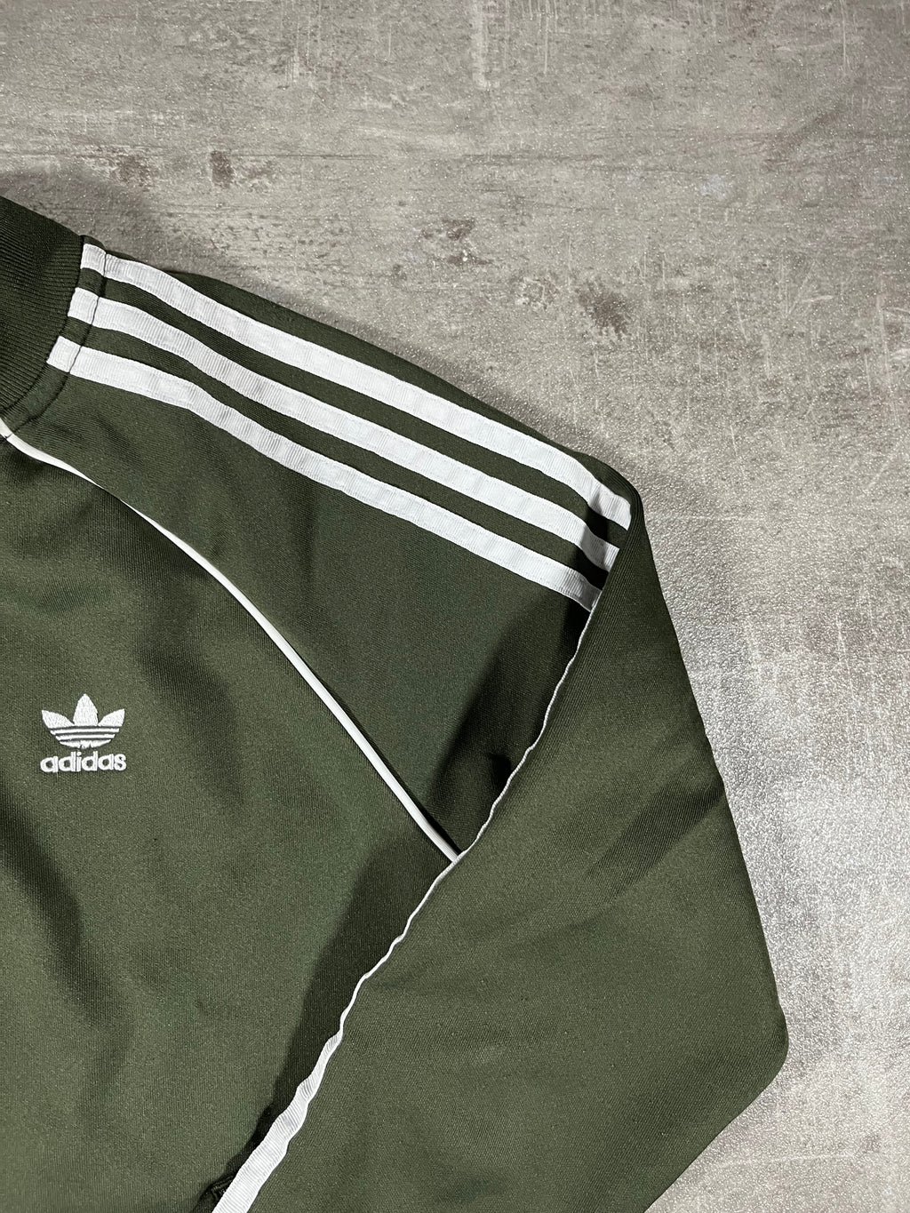 adidas Firebird Trainingsjacke Dunkelgrün S Damen