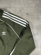 adidas Firebird Trainingsjacke Dunkelgrün S Damen