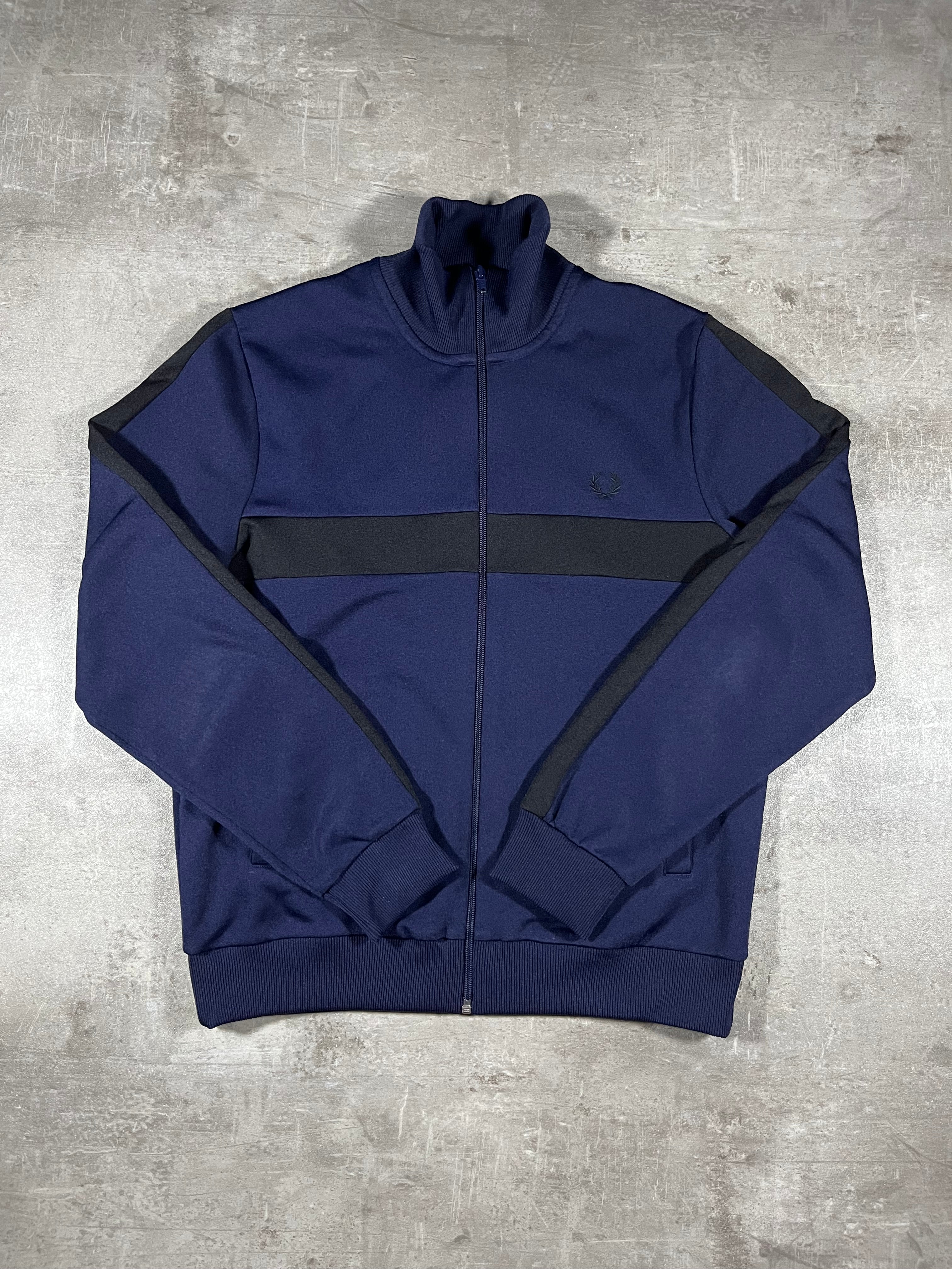 Fred Perry Trainingsjacke Dunkelblau/ Schwarz M