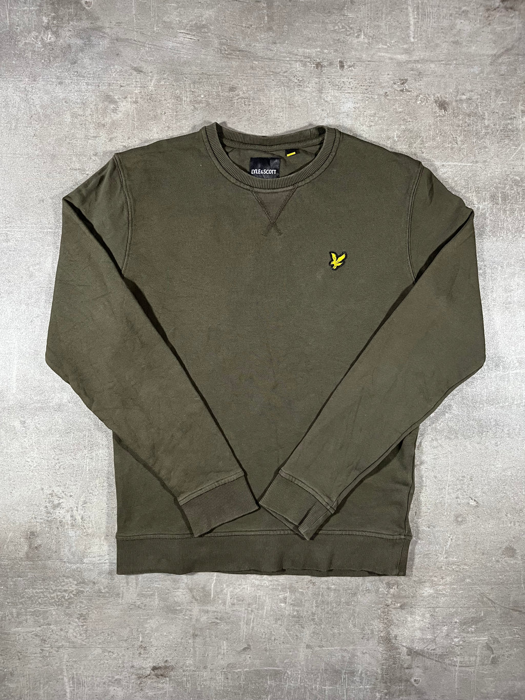 Lyle & Scott Sweater Khaki/ Dunkelgrün S