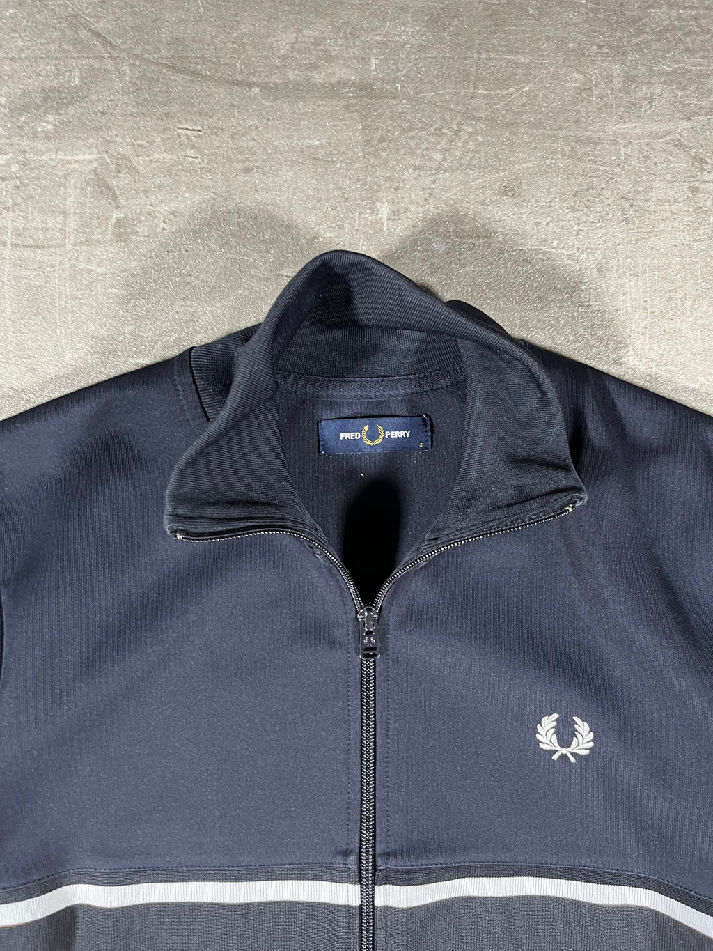 Fred Perry Trainingsjacke Schwarz S