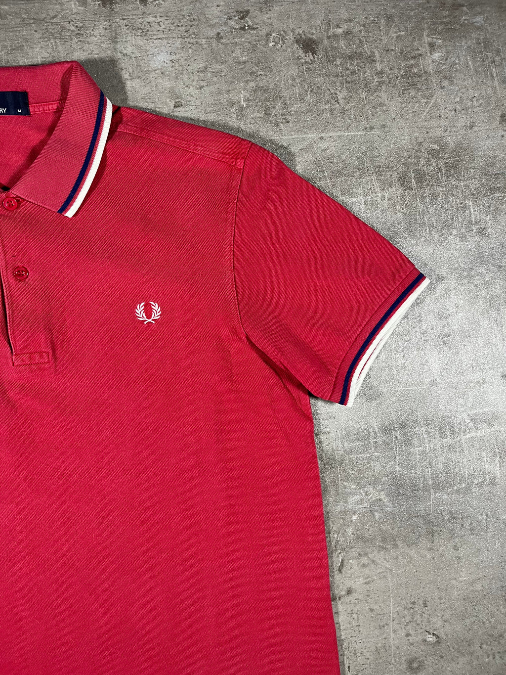 Fred Perry Poloshirt Rot M