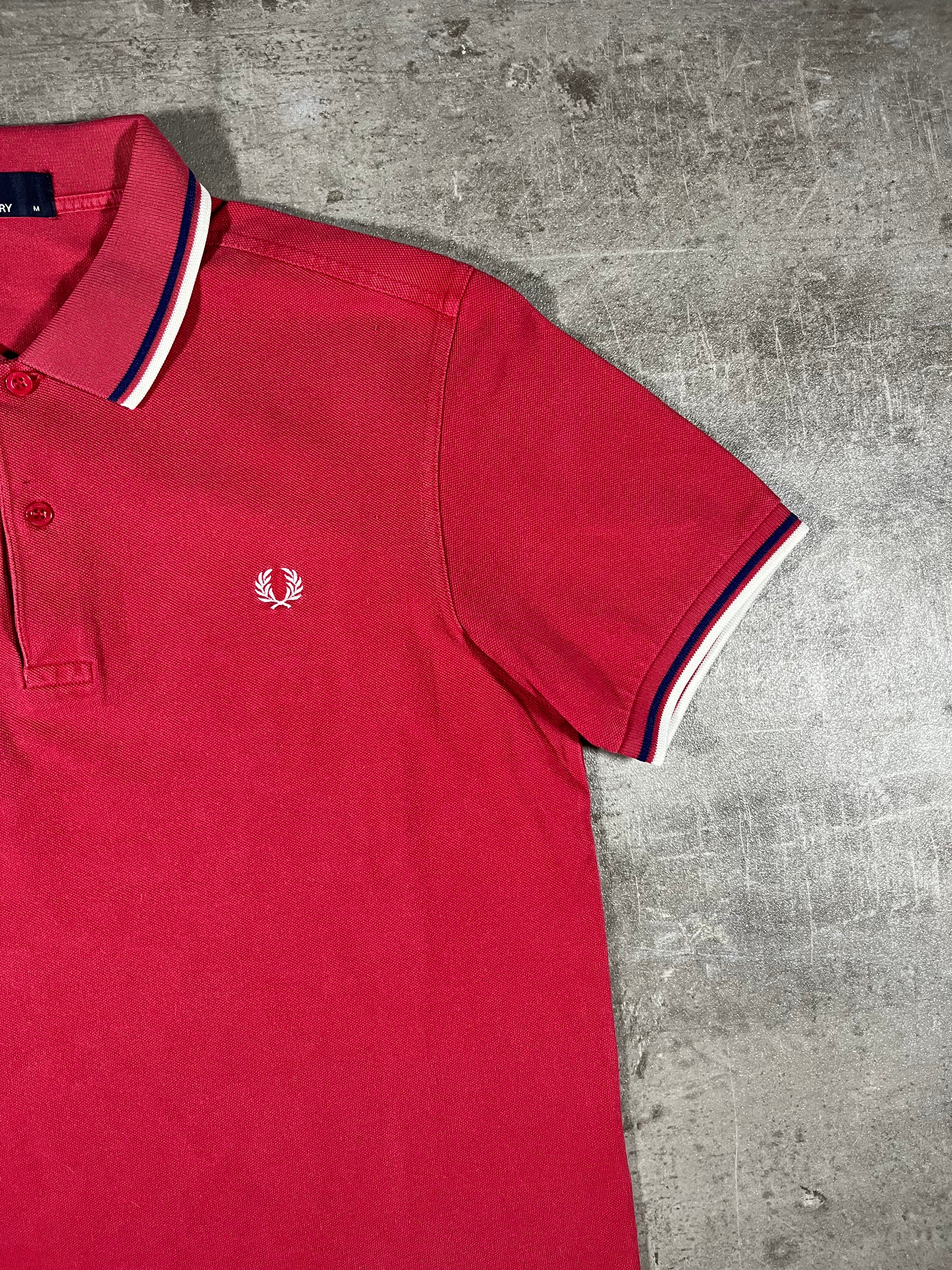 Fred Perry Poloshirt Rot M