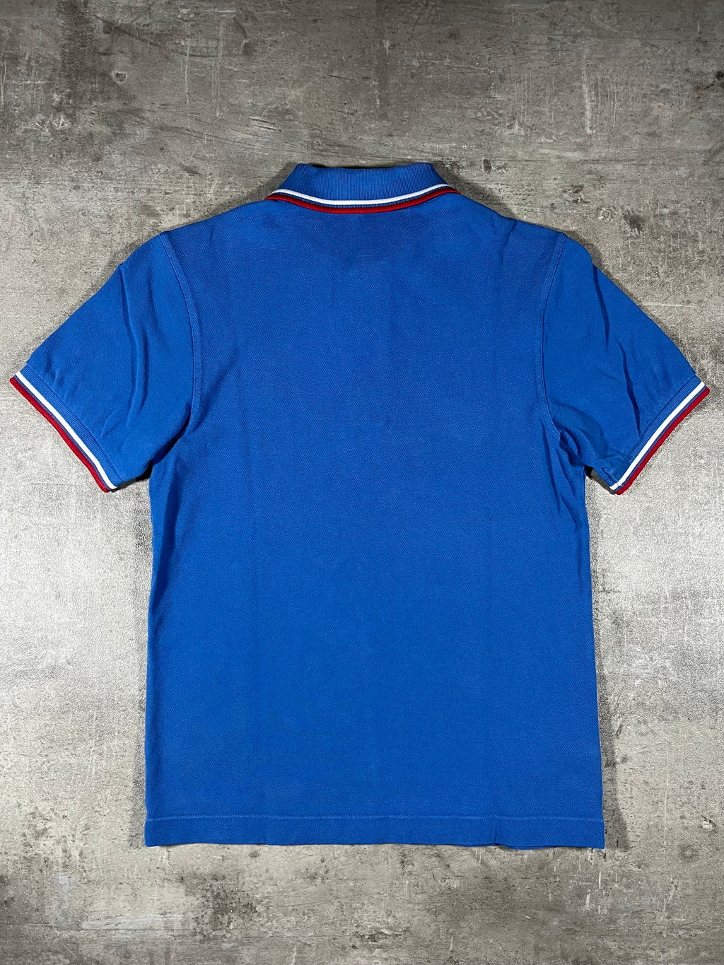 Fred Perry Poloshirt Blau/ Weiß/ Rot XS