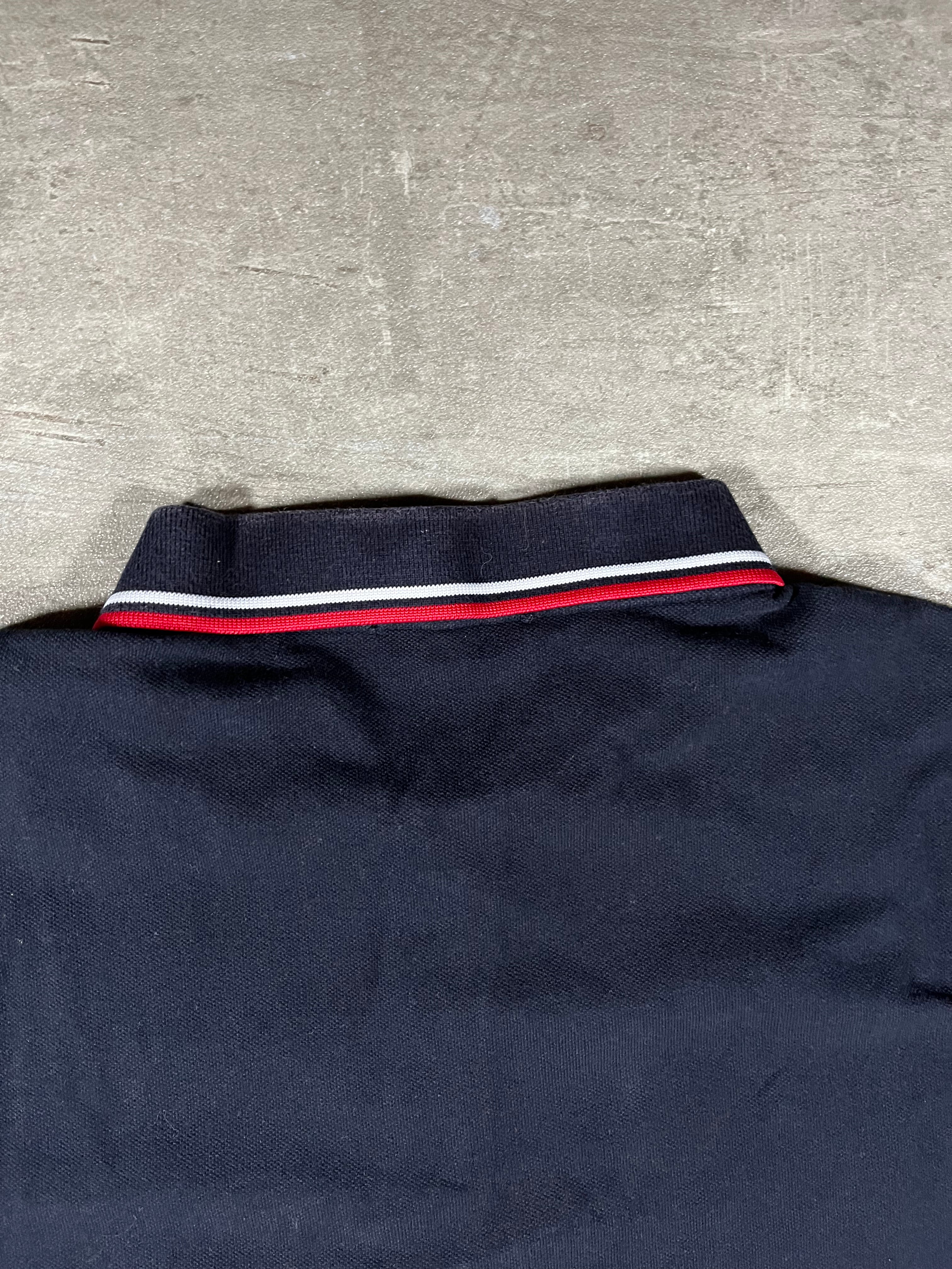 Fred Perry Poloshirt Schwarz/ Weiß/ Rot XL