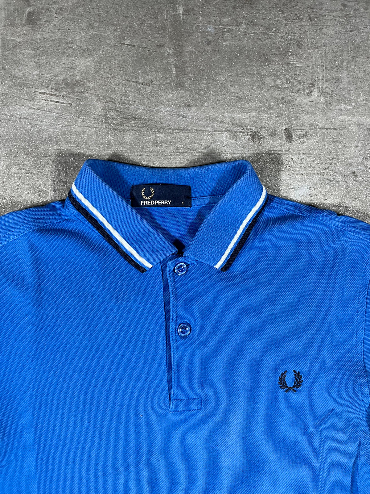 Fred Perry Poloshirt Blau S