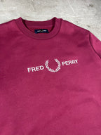 Fred Perry Sweater Bordeaux S