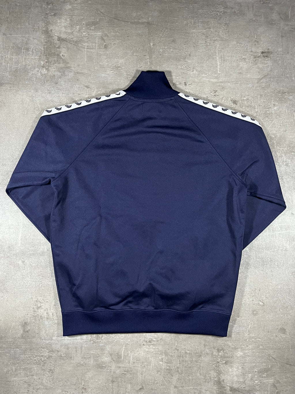 Fred Perry Vintage Trainingsjacke Taped Dunkelblau L