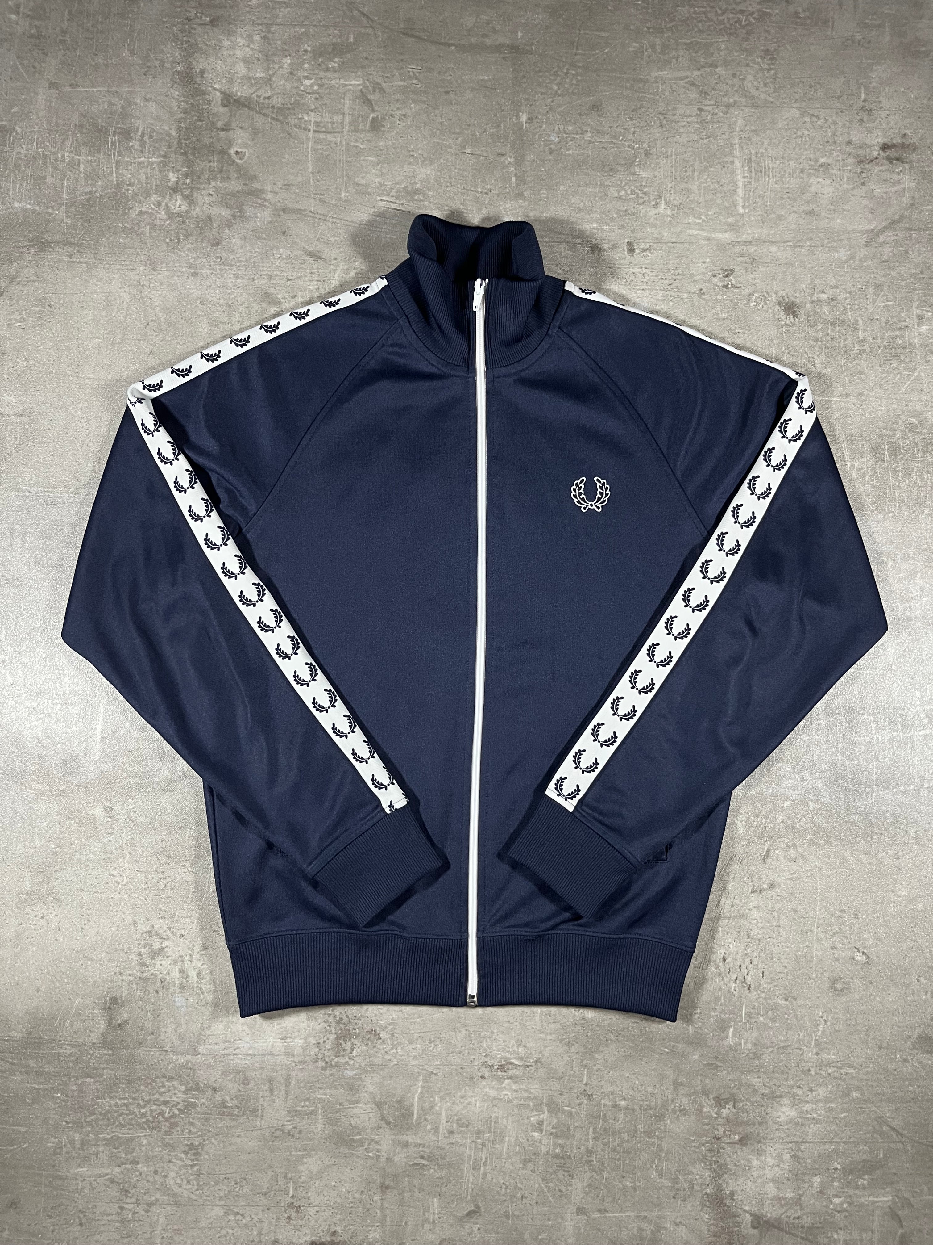 Fred Perry Trainingsjacke Taped Dunkelblau S