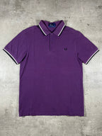 Fred Perry Poloshirt Lila S