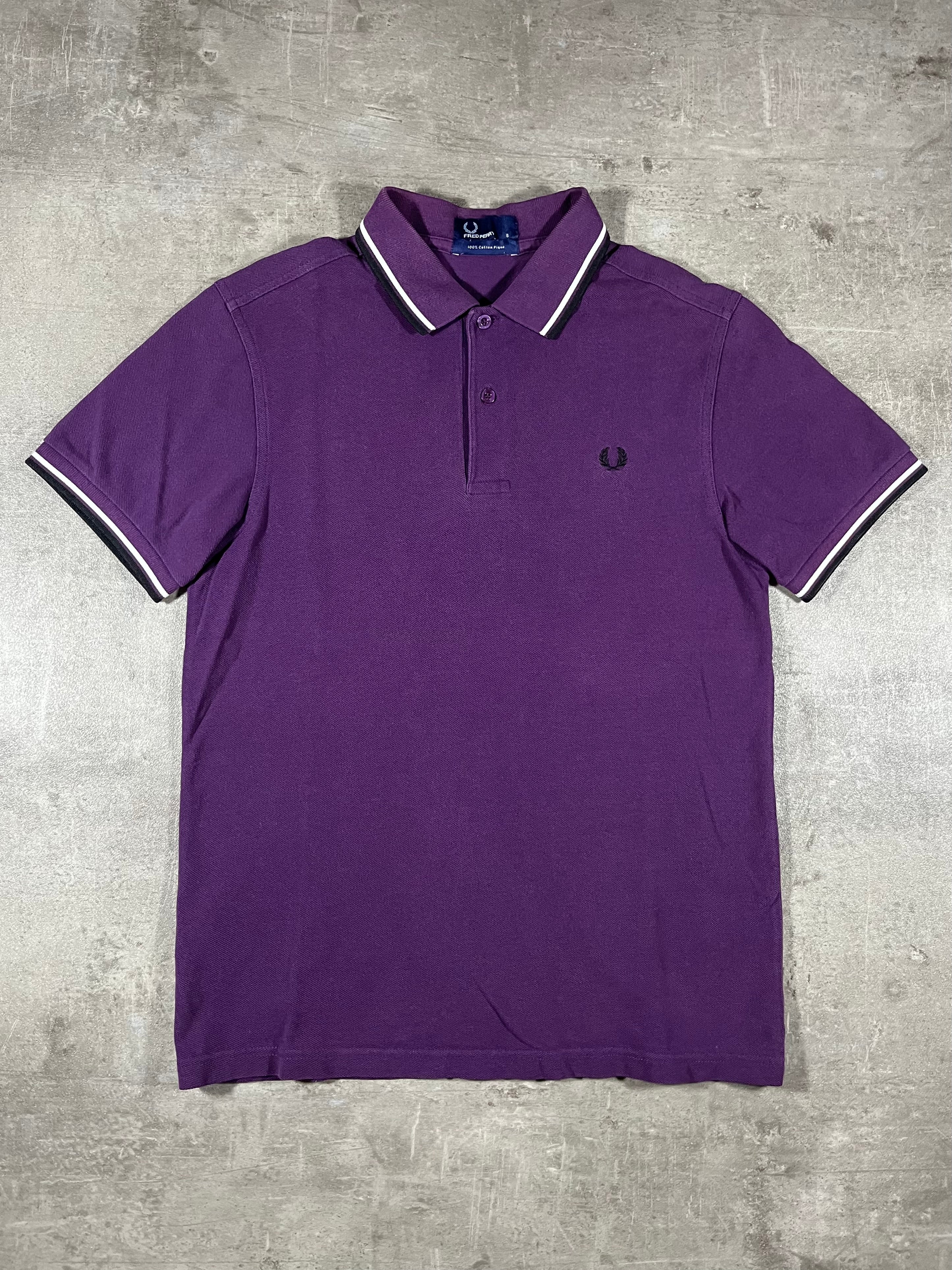 Fred Perry Poloshirt Lila S