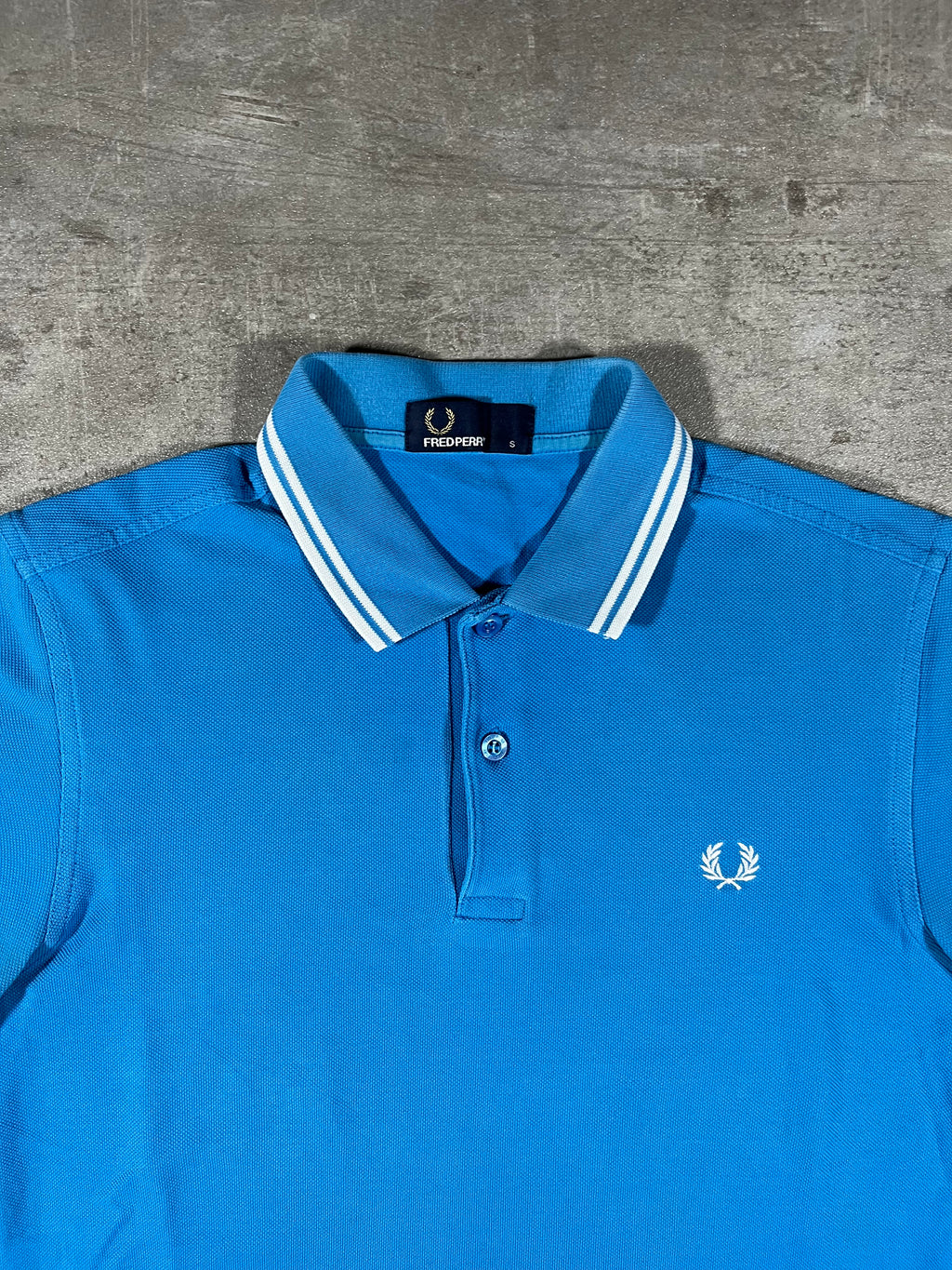 Fred Perry Poloshirt Hellblau S