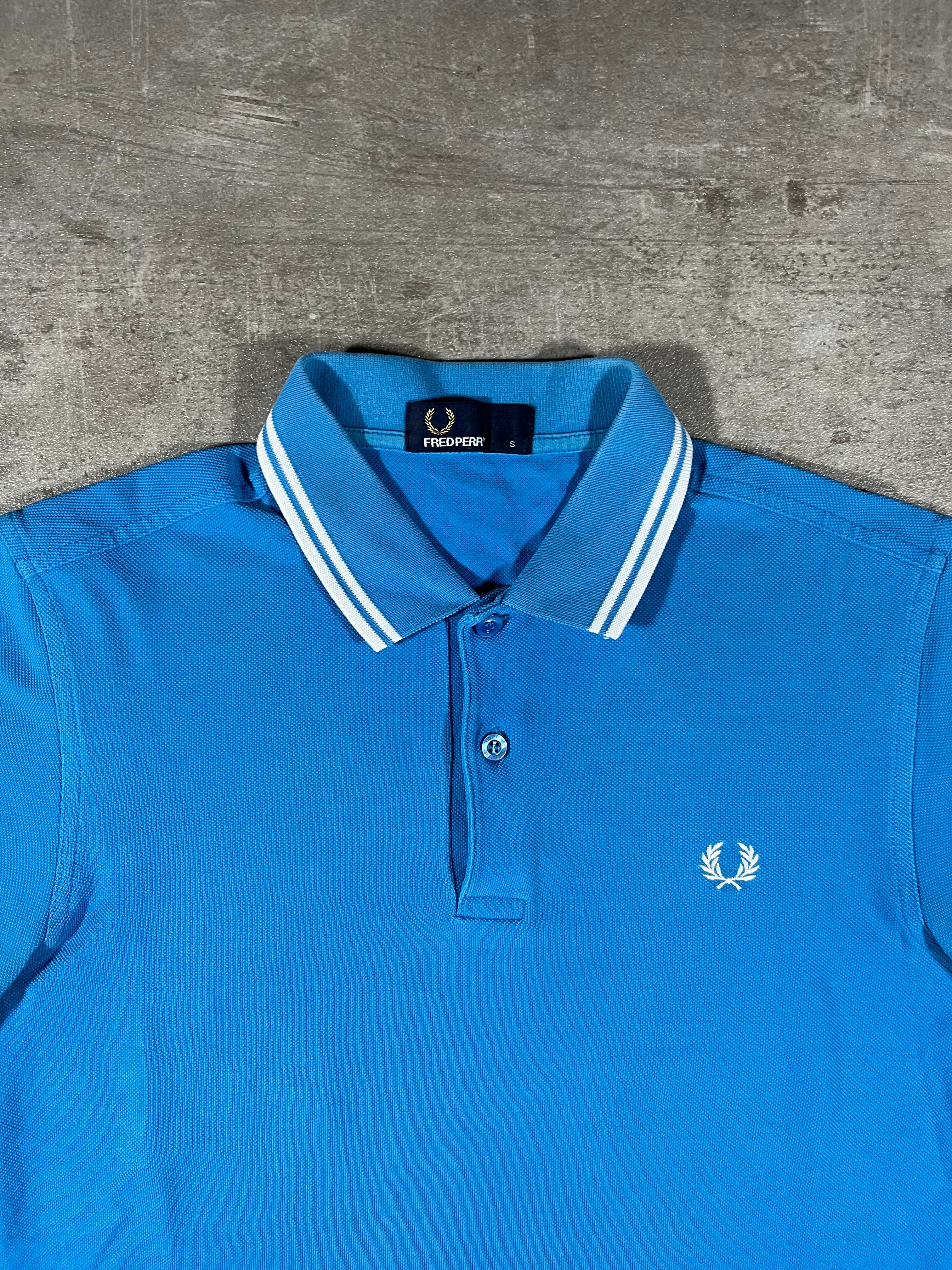 Fred Perry Poloshirt Hellblau S