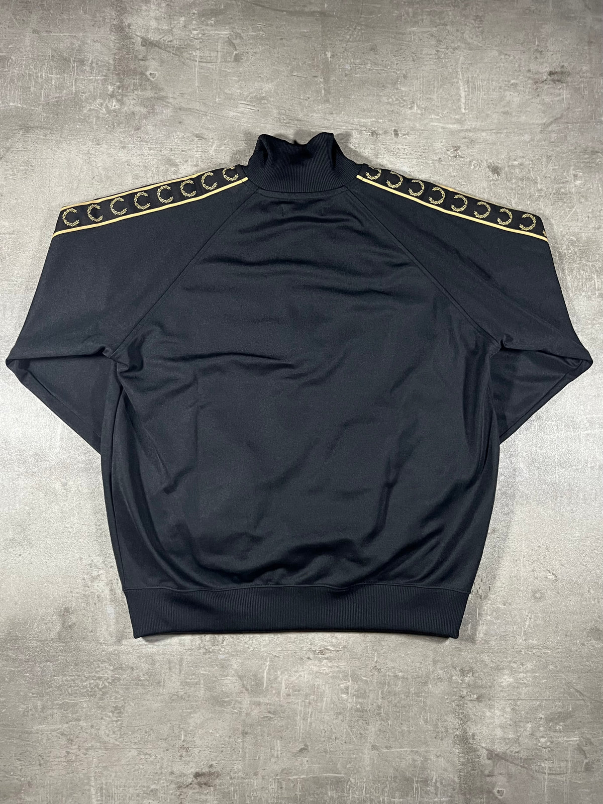 Fred Perry Trainingsjacke Schwarz/ Gold L