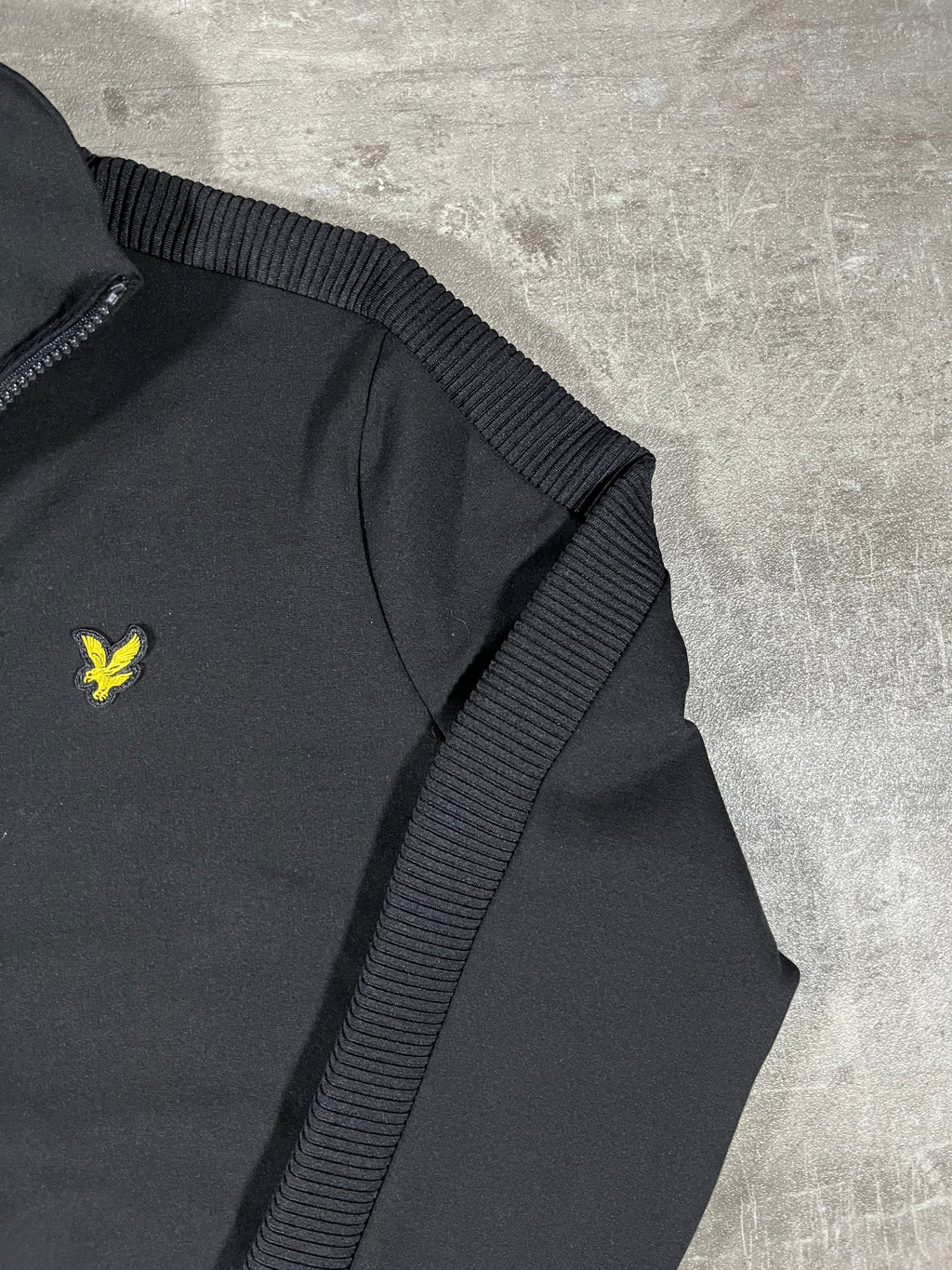 Lyle & Scott Trainingsjacke Taped Schwarz S