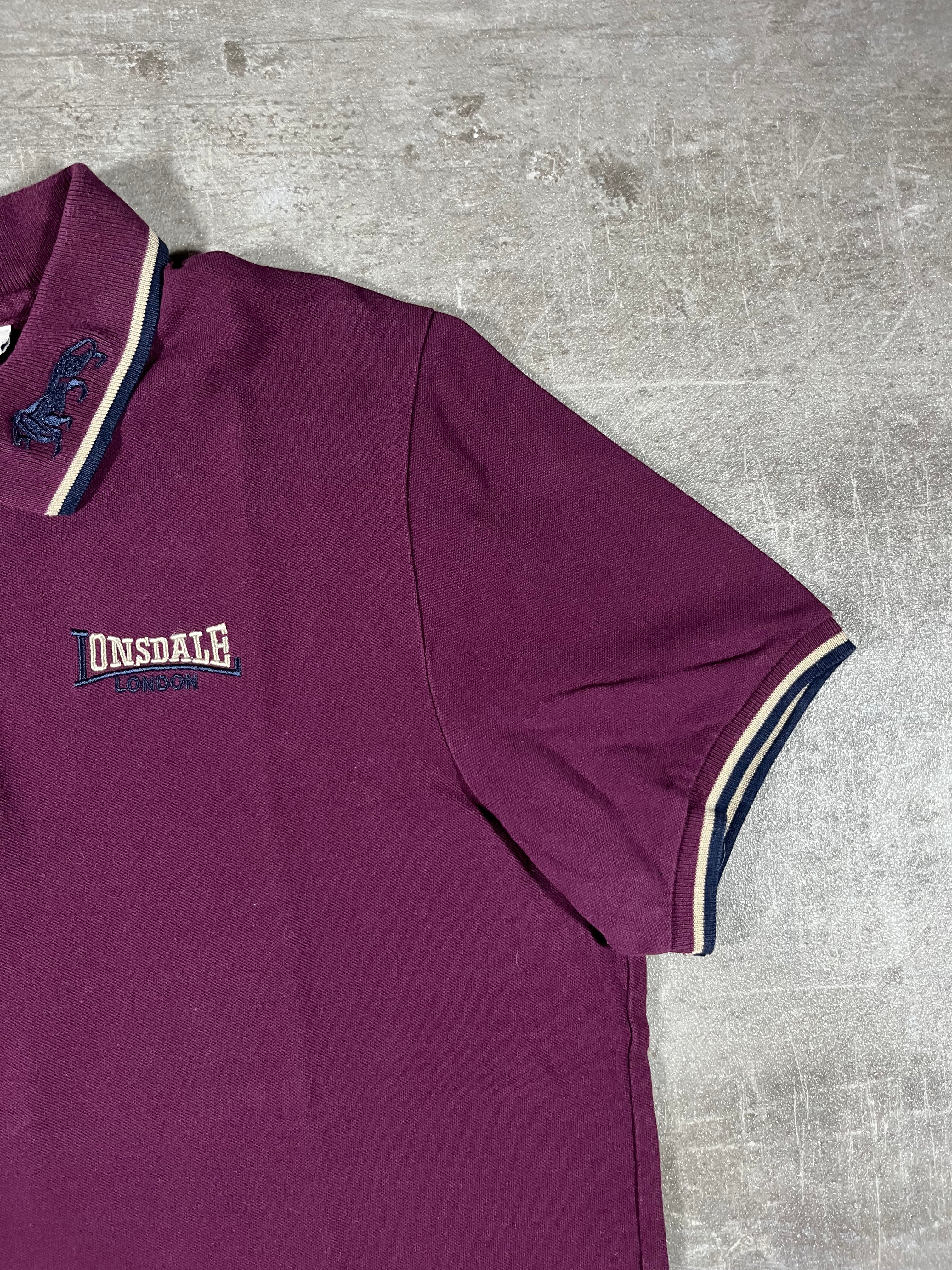 Lonsdale Poloshirt Bordeaux L