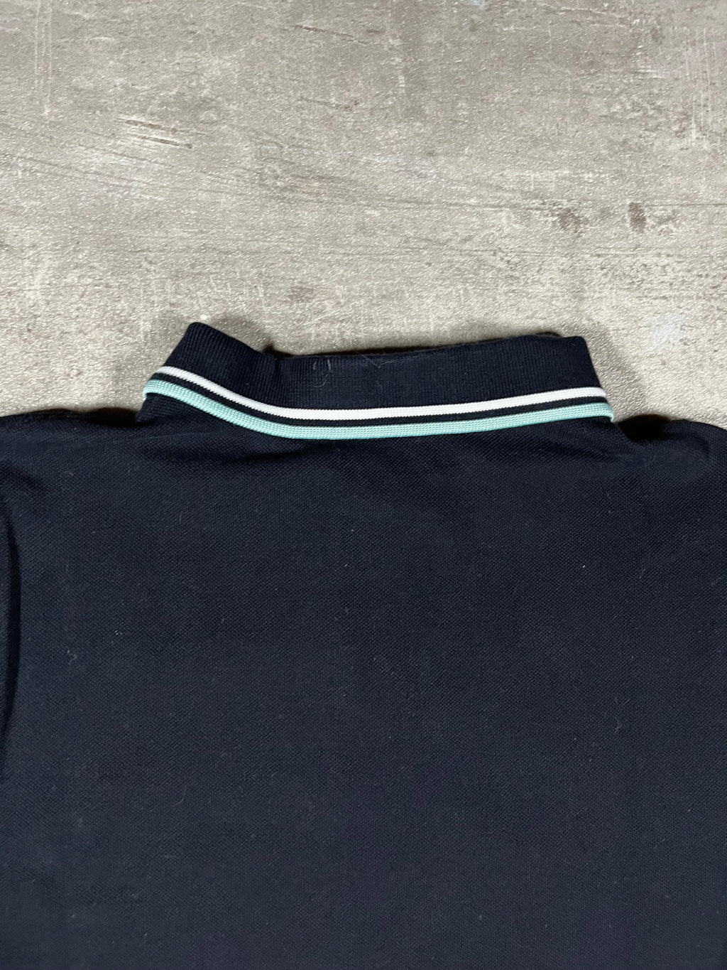 Fred Perry Poloshirt Schwarz/ Weiß/ Hellblau S