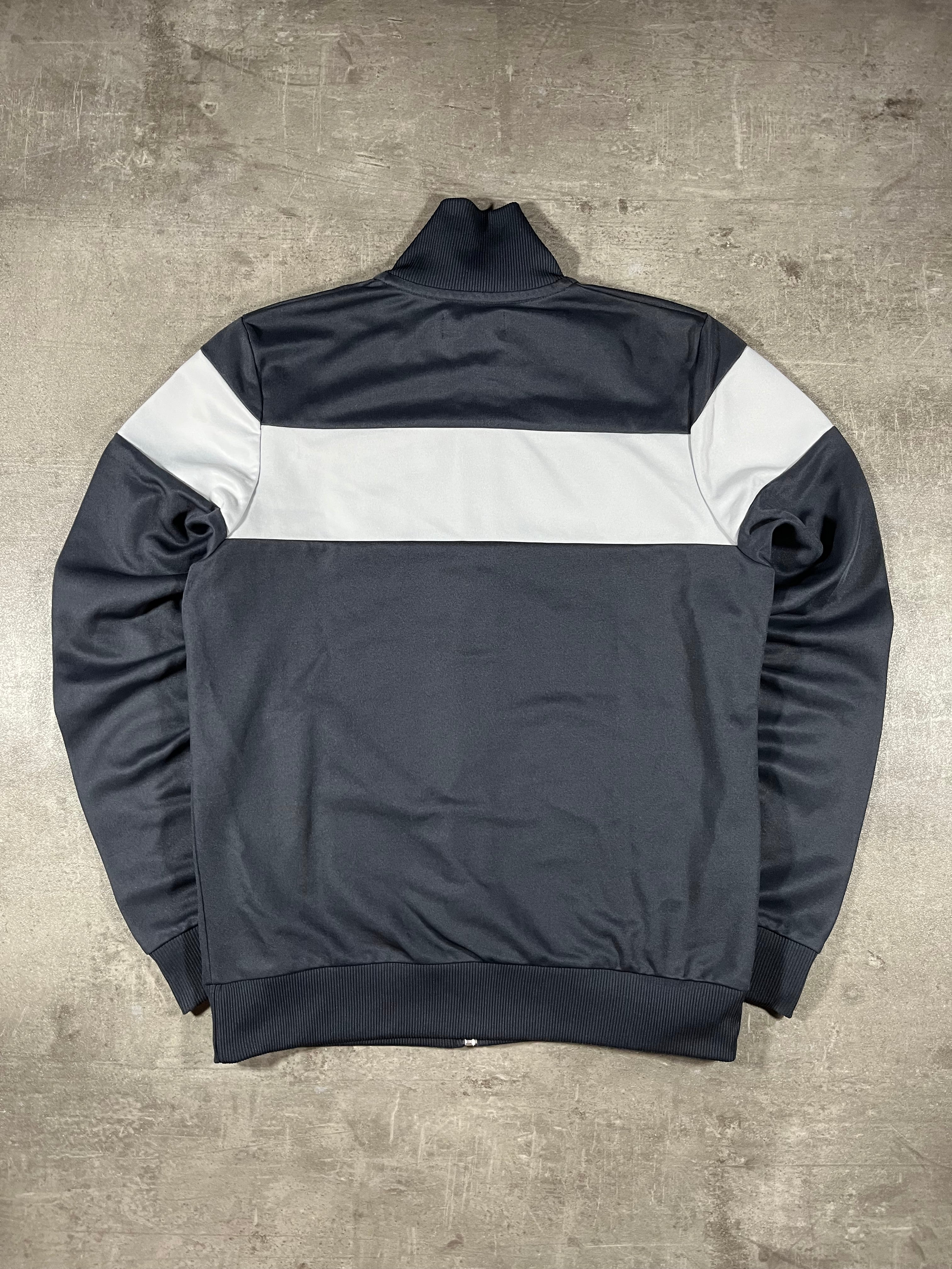 Fred Perry Vintage Trainingsjacke Grau/ Weiß S
