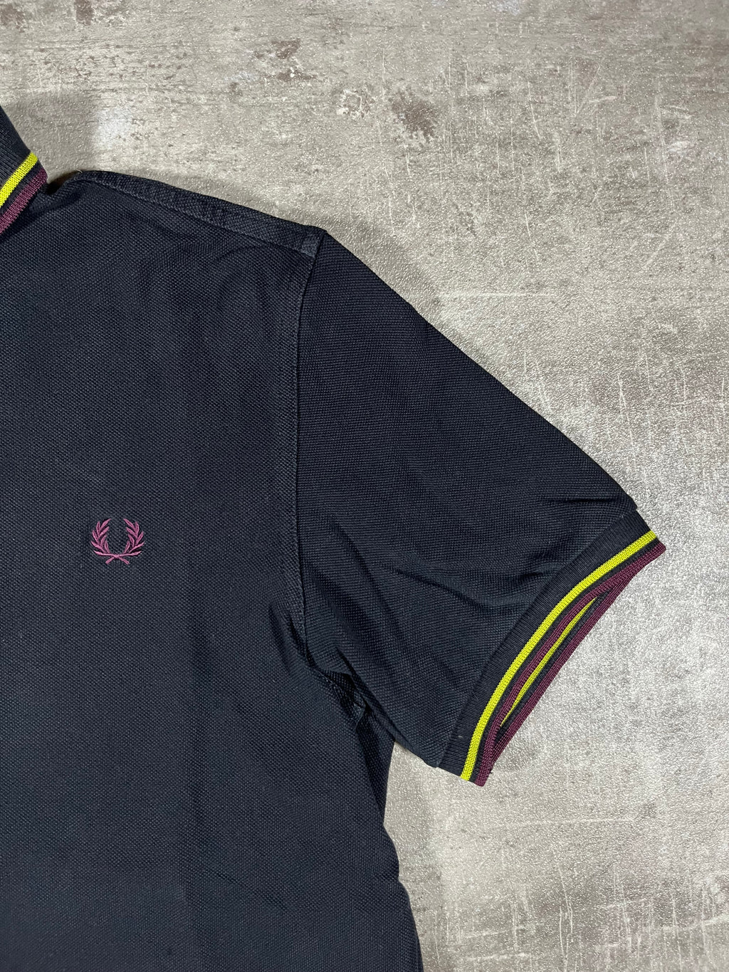 Fred Perry Poloshirt Schwarz M