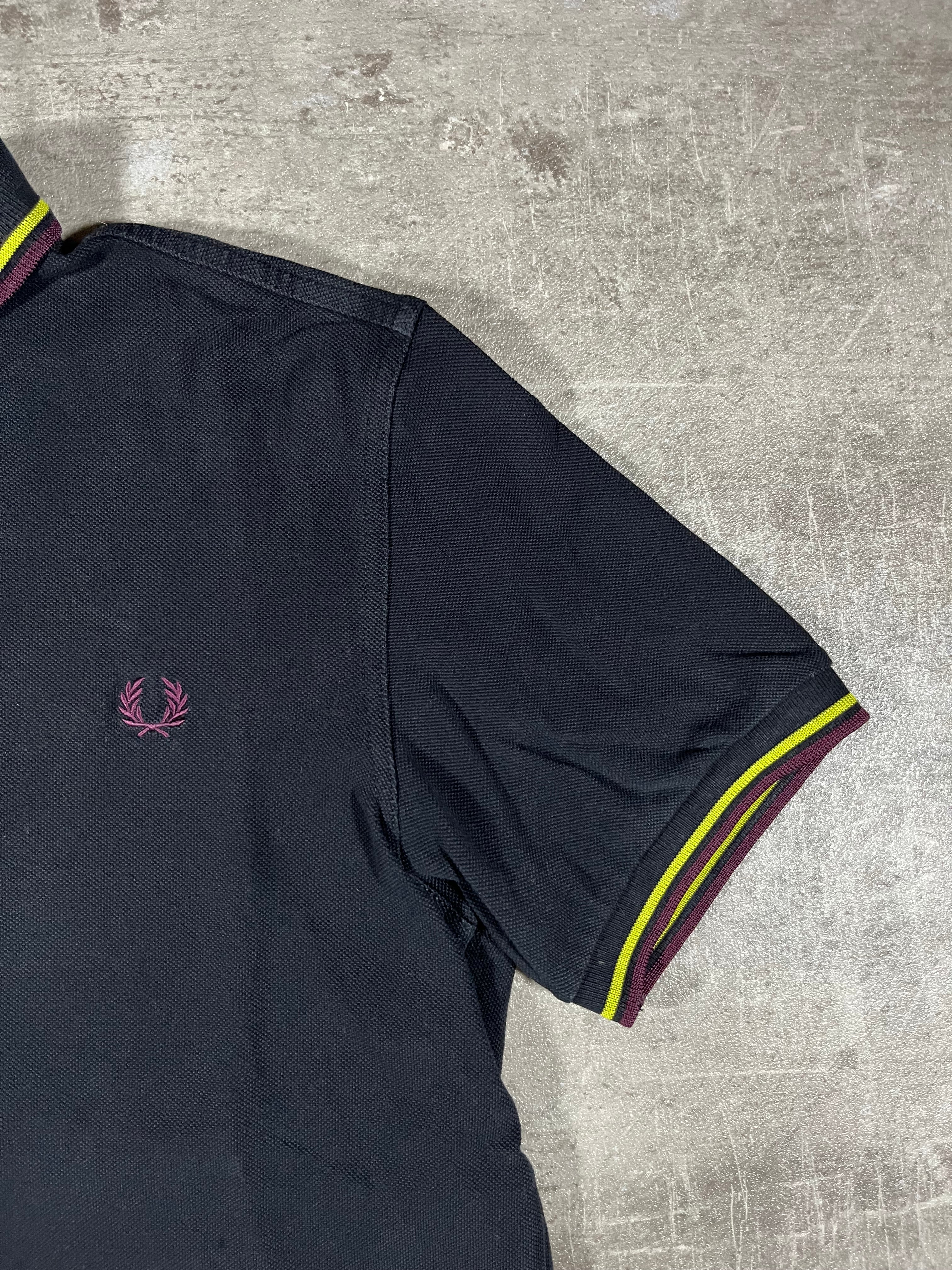 Fred Perry Poloshirt Schwarz M