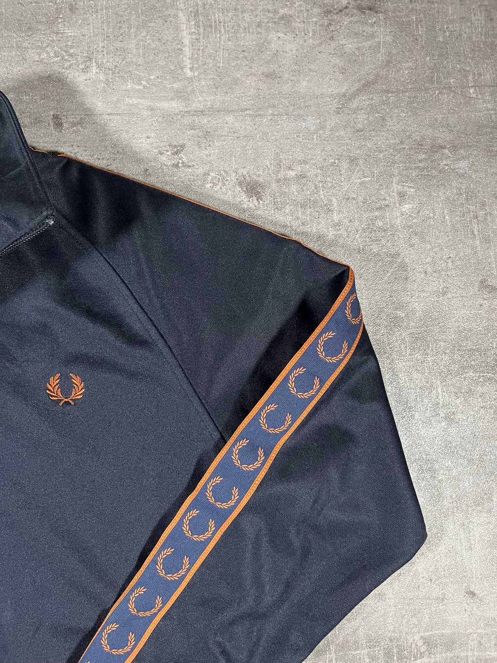 Fred Perry Trainingsjacke Taped Schwarz S