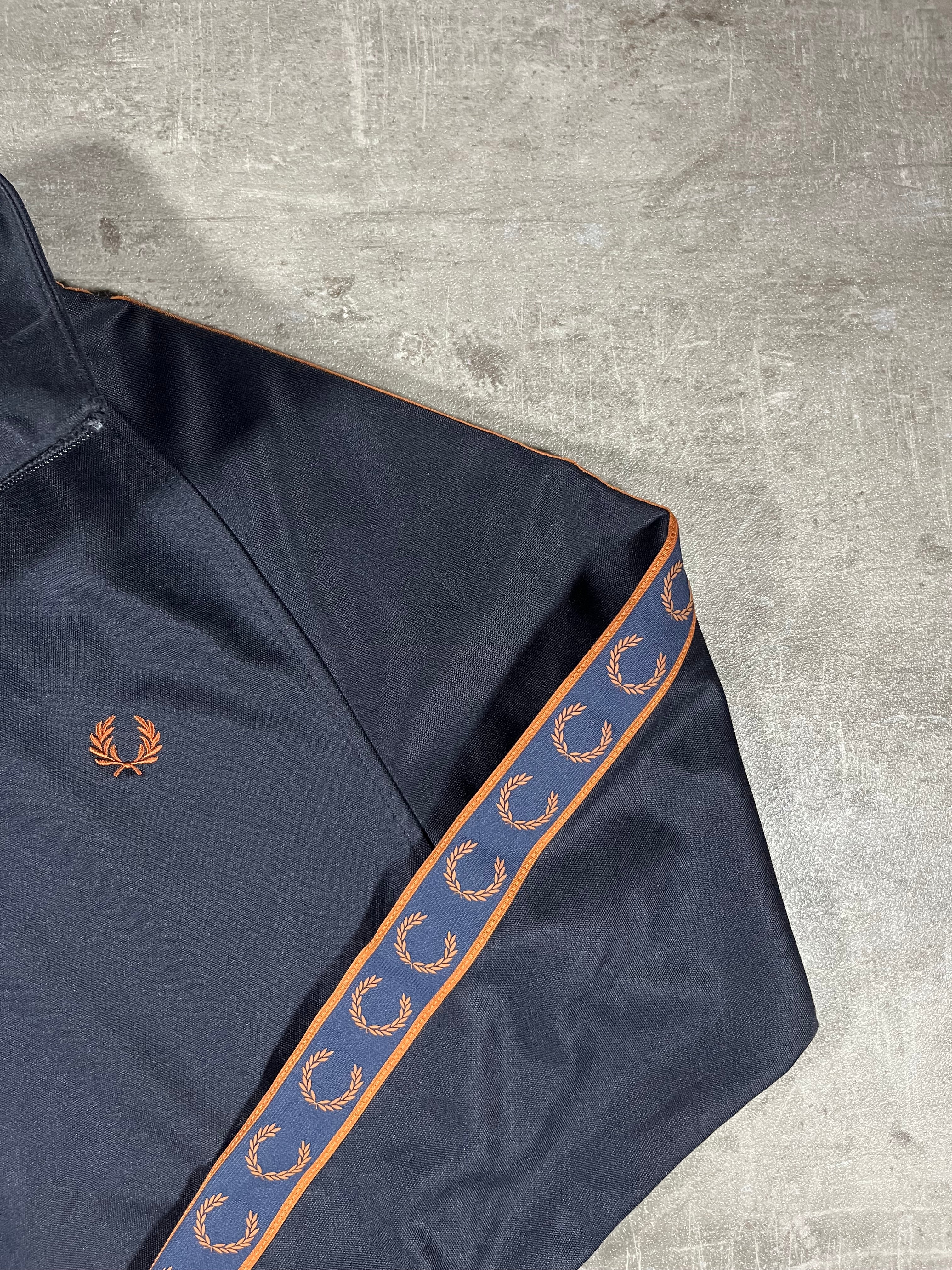 Fred Perry Trainingsjacke Taped Schwarz S