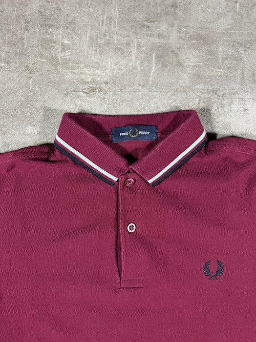 Fred Perry Poloshirt Bordeaux S