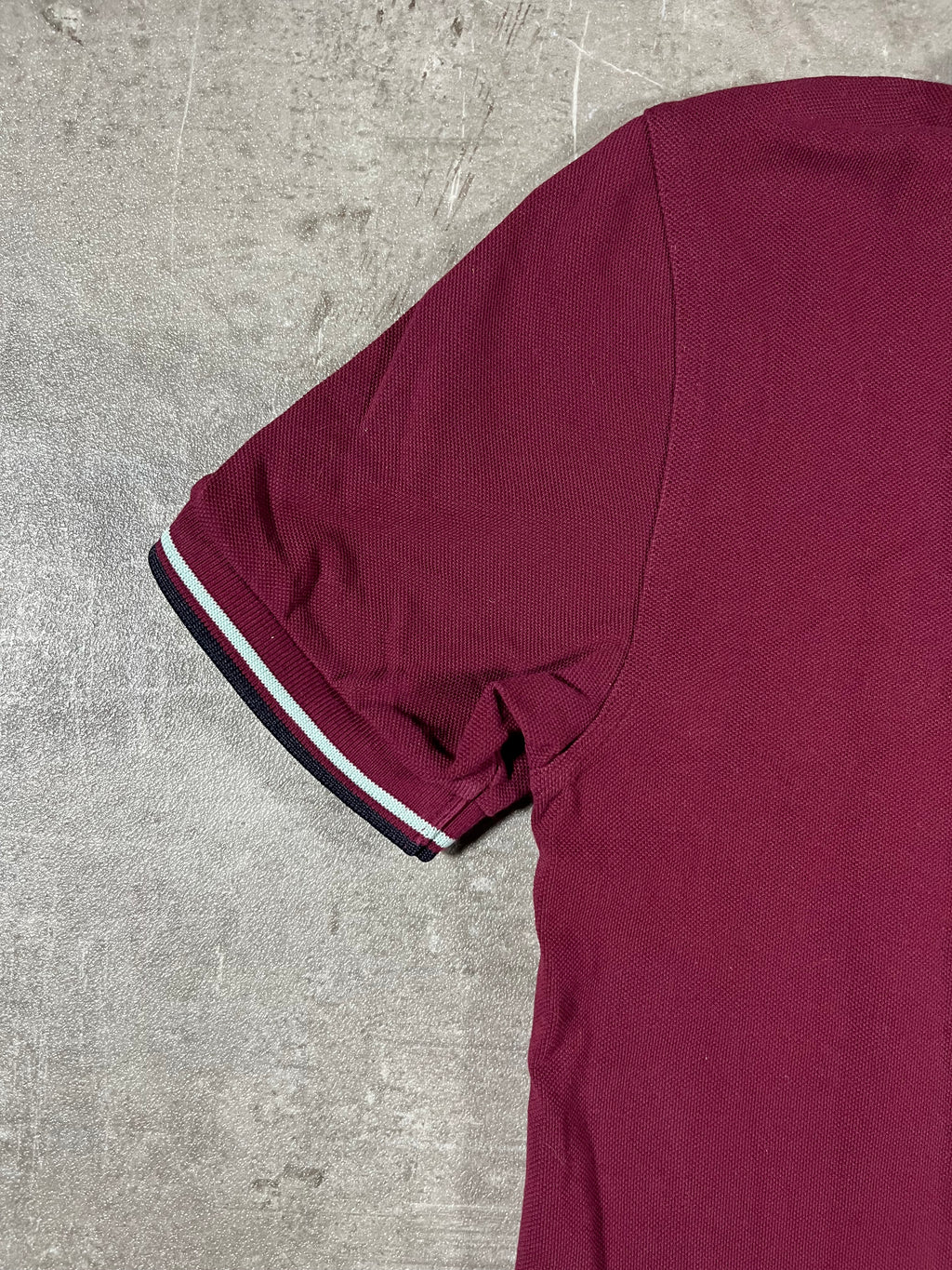 Fred Perry Poloshirt Bordeaux S